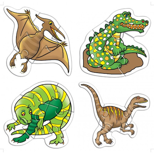 Creative's

Early Puzzles Dinosaurs

4 Puzzles included: 3,4,5,6 Peices

Explore four different types of dinosaurs with your puzzles starting easy with a 3 piece puzzle and getting a bit harder with a 6 piece puzzle.

Ages: 2 +