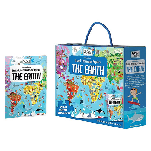Sassi - The Earth 205 Piece Oval Puzzle