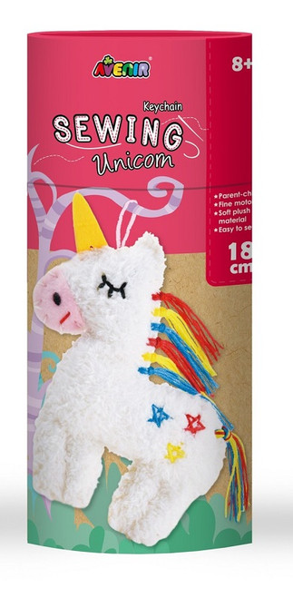 sewing unicorn key chain
