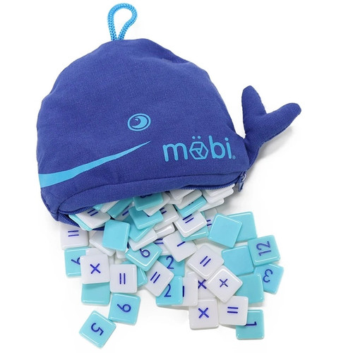 Mobi the fun numbers game.
Players connect all their number tiles in a grid using the number and operation tiles first person who connects all their tiles wins
The goal of the game is to make math equations as quickly as possible and connect them in crossword style grids. Be the first to connect all your tiles and you win
162 Tilles
5 ways to play
Ages 8 Years+ Mobi the fun numbers game.
Players connect all their number tiles in a grid using the number and operation tiles first person who connects all their tiles wins
The goal of the game is to make math equations as quickly as possible and connect them in crossword style grids. Be the first to connect all your tiles and you win
162 Tilles
5 ways to play
Ages 8 Years+