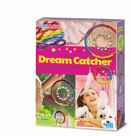 Make your own Dream Catcher. Hang it above your bed and let it catch all your bad dreams and let only the good dreams slip through.