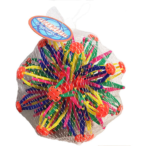 Expandaball
Spherical web of several inter-connected scissor joints. This series of colourful, flexible joints open and close when pushed and pulled, making an expanding ball toy that’s incredibly addictive to play with.
Ages: 3+
Size: 17cm diameter - expands to 34cm
Packaging may differ Expandaball
Spherical web of several inter-connected scissor joints. This series of colourful, flexible joints open and close when pushed and pulled, making an expanding ball toy that’s incredibly addictive to play with.
Ages: 3+
Size: 17cm diameter - expands to 34cm
Packaging may differ