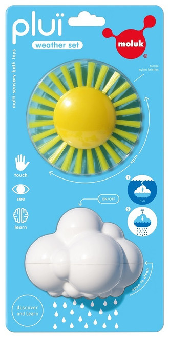 Plui Weather Set - Multi-Sensory Bath Toys!
The Plui Cloud and Plui Sunny Brush to make the Plui Weather Set
Have fun making rain with the Plui clouds and have fun with the Sunny brush shaped like the sun
Ages 3 Yrs + Plui Weather Set - Multi-Sensory Bath Toys!
The Plui Cloud and Plui Sunny Brush to make the Plui Weather Set
Have fun making rain with the Plui clouds and have fun with the Sunny brush shaped like the sun
Ages 3 Yrs +