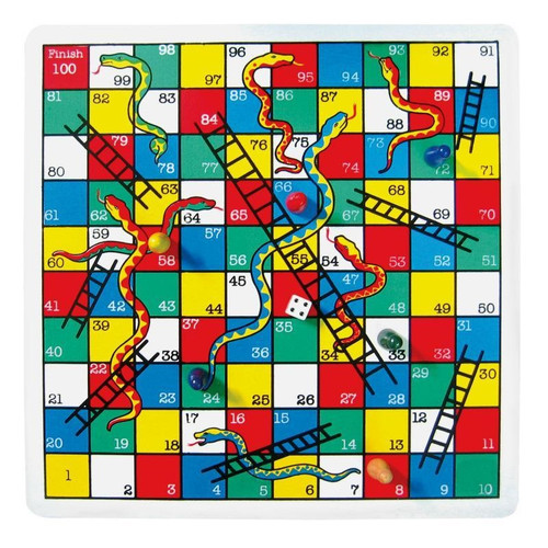 Wooden Snakes and Ladders