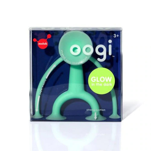 Moluk - Oogi Junior Glow in the dark
Oogi is an irresistibly tactile and wonderfully expressive new figure toy. With suction cup head, hands and feet, and long stretchy arms, it connects to any smooth surface.
Made from high-quality, food-grade silicone rubber.
Safe, durable and easy to clean. Dishwasher-safe Moluk - Oogi Junior Glow in the dark
Oogi is an irresistibly tactile and wonderfully expressive new figure toy. With suction cup head, hands and feet, and long stretchy arms, it connects to any smooth surface.
Made from high-quality, food-grade silicone rubber.
Safe, durable and easy to clean. Dishwasher-safe