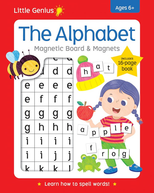 Little Genius - The Alphabet Magnetic Board & Magnets Little Genius - The Alphabet Magnetic Board & Magnets