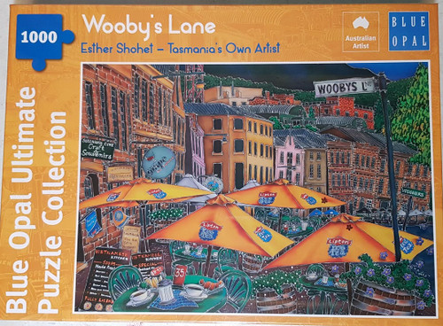 Wobby's Lane 1000 piece puzzle
by Australian Artist Esther Shohet
Approx size 69 x 49cm