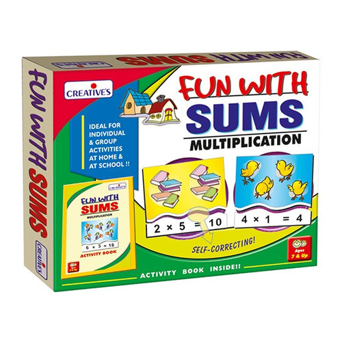 Ideal for individual and group activites at home and school!
Develop multiplication skills
Develop the skill of observatin
Count and add different quantities
Multiply a number by another and match the product with the matching pictures
Contains - 30 sets of 2 piece multiplication picture puzzles (self correcting), activity book and instruction
Ages 7 years+ Ideal for individual and group activites at home and school!
Develop multiplication skills
Develop the skill of observatin
Count and add different quantities
Multiply a number by another and match the product with the matching pictures
Contains - 30 sets of 2 piece multiplication picture puzzles (self correcting), activity book and instruction
Ages 7 years+