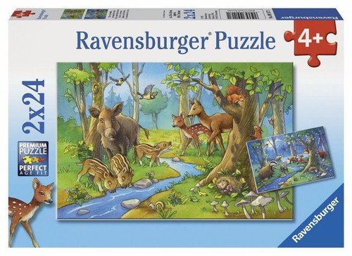 Includes 2 puzzles, 24 pieces each


Explore the forest with these cute animals as you complete these puzzles