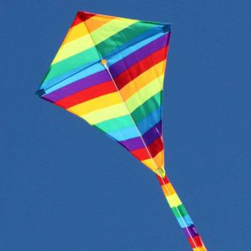 Great colourful single string kite for the family
Likes medium wind
Size 720mm x 570mm