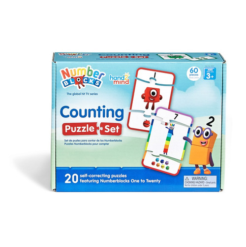 It’s time for some number fun with Numberblocks One to Twenty.
These colourful, self-correcting puzzles help children practice counting and learn early maths skills.
Includes 20 puzzles with colourful illustrations.
Self-correcting puzzles are the perfect way to introduce counting and number recognition.
Comprises 60 Pieces. It’s time for some number fun with Numberblocks One to Twenty.
These colourful, self-correcting puzzles help children practice counting and learn early maths skills.
Includes 20 puzzles with colourful illustrations.
Self-correcting puzzles are the perfect way to introduce counting and number recognition.
Comprises 60 Pieces.