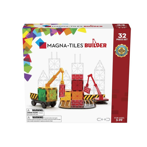 Little builders, assemble! 
The fan-favorite Builder set takes imaginative play and STEAM learning to new heights
With extendable magnetic cranes and popular Road tiles, this set invites creativity and exploration
Two Extendable Magnetic Cranes: Ignite imaginations and improve dexterity as kids maneuver these cranes around their magnetic creations.
Wheeled Chassis: Perfect for constructing vehicles that can roll on the easy-to-assemble streets.
Popular Road Tiles and Brick Tiles: Enhance construction-themed play, allowing young minds to experiment with architecture and engineering concepts
The set is compatible with all major brands of magnetic tiles
Ages 3 - 99 years Little builders, assemble! 
The fan-favorite Builder set takes imaginative play and STEAM learning to new heights
With extendable magnetic cranes and popular Road tiles, this set invites creativity and exploration
Two Extendable Magnetic Cranes: Ignite imaginations and improve dexterity as kids maneuver these cranes around their magnetic creations.
Wheeled Chassis: Perfect for constructing vehicles that can roll on the easy-to-assemble streets.
Popular Road Tiles and Brick Tiles: Enhance construction-themed play, allowing young minds to experiment with architecture and engineering concepts
The set is compatible with all major brands of magnetic tiles
Ages 3 - 99 years