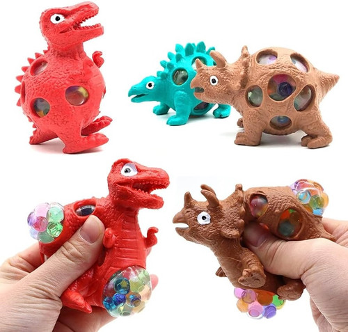 Unleash the fun with our Squishy Dinosaur Ball!

This delightful stress-relief toy is perfect for both kids and adults.

Shaped like a friendly dinosaur, this squishy ball is designed to provide a satisfying tactile experience.

Crafted to resemble a dinosaur, this squishy ball is both fun and engaging.

Squeeze, stretch, and squish to relieve stress and anxiety. Perfect for fidgeting and sensory play.

Made from high-quality, non-toxic materials that are safe for children and durable enough for everyday use.

Compact and lightweight, making it easy to carry around for on-the-go fun.

A great gift for birthdays, holidays, or just because. Suitable for dinosaur enthusiasts of all ages.

Bring home the Squishy Dinosaur Ball and add a touch of prehistoric fun to your day!

Ages 3 years +
