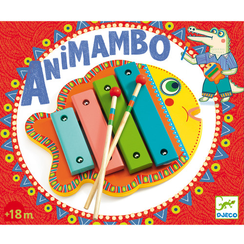 Introduce your child to the magical world of music with the Djeco Animambo Xylophone!
Designed in the shape of a colorful fish, this charming xylophone features four keys, making it the perfect instrument for young children to explore their musical talents.
Crafted from high-quality wood and metal, this xylophone is both durable and visually appealing.
Shaped like a playful fish, the xylophone's bright colors and whimsical design will captivate your child's imagination.
With four keys, this xylophone is ideal for introducing young children to the basics of music and rhythm.
Made from sturdy wood and metal, ensuring a long-lasting and enjoyable musical experience.
Suitable for children aged 18 months and up, this xylophone is an excellent early learning discovery toy.
- Length: 23 cm
- Height: 19 cm
- Width: 3 cm
Whether you're looking for a fun and educational activity for your child or a delightful gift, the Djeco Animambo Xylophone is sure to inspire and entertain.
Ages 18 months + Introduce your child to the magical world of music with the Djeco Animambo Xylophone!
Designed in the shape of a colorful fish, this charming xylophone features four keys, making it the perfect instrument for young children to explore their musical talents.
Crafted from high-quality wood and metal, this xylophone is both durable and visually appealing.
Shaped like a playful fish, the xylophone's bright colors and whimsical design will captivate your child's imagination.
With four keys, this xylophone is ideal for introducing young children to the basics of music and rhythm.
Made from sturdy wood and metal, ensuring a long-lasting and enjoyable musical experience.
Suitable for children aged 18 months and up, this xylophone is an excellent early learning discovery toy.
- Length: 23 cm
- Height: 19 cm
- Width: 3 cm
Whether you're looking for a fun and educational activity for your child or a delightful gift, the Djeco Animambo Xylophone is sure to inspire and entertain.
Ages 18 months +