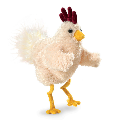 Shake your tail feathers with the whimsical Folkmanis Funky Chicken Hand Puppet!
This groovy puppet is designed to bring joy and laughter to children and adults alike. With its feather-soft plush, playful eyes, and velvety comb atop its cute little head, this funky chicken is ready to entertain.
The puppet features feather-soft plush, playful eyes, and a velvety comb, making it look charming and fun.
Animate the head and wings to enliven this gregarious bird for pecking and flapping fun.
Made from durable and soft materials, ensuring a long-lasting and enjoyable puppetry experience.
Winner of the 2014 Parents' Choice Gold Award.
Suitable for children aged 3 and up, this puppet is an excellent tool for fostering creativity and storytelling skills.
Length: 25 cm (9.8 inches)
Height: 30 cm (11.8 inches)
Width: 13 cm (5.1 inches)
Whether you're looking for a fun and engaging activity for your child or a delightful gift, the Folkmanis Funky Chicken Hand Puppet is sure to inspire and entertain. Shake your tail feathers with the whimsical Folkmanis Funky Chicken Hand Puppet!
This groovy puppet is designed to bring joy and laughter to children and adults alike. With its feather-soft plush, playful eyes, and velvety comb atop its cute little head, this funky chicken is ready to entertain.
The puppet features feather-soft plush, playful eyes, and a velvety comb, making it look charming and fun.
Animate the head and wings to enliven this gregarious bird for pecking and flapping fun.
Made from durable and soft materials, ensuring a long-lasting and enjoyable puppetry experience.
Winner of the 2014 Parents' Choice Gold Award.
Suitable for children aged 3 and up, this puppet is an excellent tool for fostering creativity and storytelling skills.
Length: 25 cm (9.8 inches)
Height: 30 cm (11.8 inches)
Width: 13 cm (5.1 inches)
Whether you're looking for a fun and engaging activity for your child or a delightful gift, the Folkmanis Funky Chicken Hand Puppet is sure to inspire and entertain.