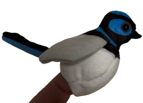Bring the charm of Australia’s Blue Wren to life with our Science and Nature Blue Wren Finger Puppet!

This delightful puppet is perfect for sparking imaginative play and storytelling adventures.

Ideal for puppet shows, interactive storytelling, and educational play. Let your child’s creativity soar as they bring this feathery friend to life.

Made from soft, washable materials, ensuring durability and easy maintenance.

It’s the perfect size for little hands to manage and enjoy.

Whether it’s for a puppet show, a classroom activity, or just a fun playtime companion, the Science and Nature Cockatoo Finger Puppet is sure to be a hit with children and adults alike.

Add a touch of Australian wildlife to your collection today
