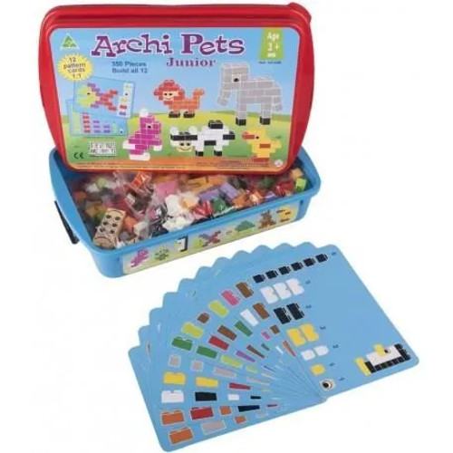 The Little Architect - Australian-Made Construction System
Unlock endless creativity with The Little Architect! This Australian-made construction toy features a unique, easy-locking mechanism that allows children to build intricate structures and patterns with ease. With each project, kids develop essential skills like problem-solving, fine motor coordination, and creative thinking, all while having hours of fun.
For inspiration, The Little Architect includes activity cards ranging from simple to complex designs, encouraging young builders to explore and expand their imaginations. Whether constructing vibrant animals, iconic landmarks, or their own original creations, kids can bring their visions to life, piece by piece.
Durable, safe, and designed for hands-on exploration, The Little Architect is perfect for curious minds aged 3 and up. Spark a love for STEM-based learning and let their imaginations soar with this innovative construction system. Proudly made in Australia!
The Little Architect - Archi Pets Jnr (350 Pieces)
Discover creativity at its finest with Archi Pets Jnr by The Little Architect! Perfect for young builders, this vibrant 350-piece set provides hours of educational and imaginative fun. Children can construct a charming array of 12 delightful animal designs, from farmyard favorites to adorable wildlife. The included pattern cards, scaled 1:1, make it easy for kids to follow along and build with confidence.
Designed to spark creativity and enhance problem-solving, fine motor skills, and critical thinking, Archi Pets Jnr is perfect for children aged 4 and up. With enough pieces to build all 12 animals at once, kids can create, learn, and enjoy solo or group play.
Packaged in a durable plastic tub with a lid, this compact and convenient set is proudly made in Australia. A fantastic gift for curious minds and animal lovers alike!
Ages 4 years+ The Little Architect - Australian-Made Construction System
Unlock endless creativity with The Little Architect! This Australian-made construction toy features a unique, easy-locking mechanism that allows children to build intricate structures and patterns with ease. With each project, kids develop essential skills like problem-solving, fine motor coordination, and creative thinking, all while having hours of fun.
For inspiration, The Little Architect includes activity cards ranging from simple to complex designs, encouraging young builders to explore and expand their imaginations. Whether constructing vibrant animals, iconic landmarks, or their own original creations, kids can bring their visions to life, piece by piece.
Durable, safe, and designed for hands-on exploration, The Little Architect is perfect for curious minds aged 3 and up. Spark a love for STEM-based learning and let their imaginations soar with this innovative construction system. Proudly made in Australia!
The Little Architect - Archi Pets Jnr (350 Pieces)
Discover creativity at its finest with Archi Pets Jnr by The Little Architect! Perfect for young builders, this vibrant 350-piece set provides hours of educational and imaginative fun. Children can construct a charming array of 12 delightful animal designs, from farmyard favorites to adorable wildlife. The included pattern cards, scaled 1:1, make it easy for kids to follow along and build with confidence.
Designed to spark creativity and enhance problem-solving, fine motor skills, and critical thinking, Archi Pets Jnr is perfect for children aged 4 and up. With enough pieces to build all 12 animals at once, kids can create, learn, and enjoy solo or group play.
Packaged in a durable plastic tub with a lid, this compact and convenient set is proudly made in Australia. A fantastic gift for curious minds and animal lovers alike!
Ages 4 years+