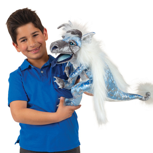 Ice Dragon Puppet – A Magical Companion for Storytelling and Play

Unleash the wonder of imagination with the enchanting Ice Dragon Puppet!

Featuring breathtaking ice-blue scales, intricate detailing, and a playful expression, this mystical creature is ready to bring tales of frozen adventures to life.

Perfect for storytelling and role-playing, this puppet helps children develop communication and language skills while exploring their creativity.

As they animate the dragon’s movements, they also refine fine motor skills, making playtime both entertaining and educational.

Whether soaring through frosty landscapes or embarking on epic quests, the Ice Dragon Puppet is a must-have for little dreamers and aspiring storytellers. 

Suitable for ages: 3+ years 

Let the magic begin, add the Ice Dragon Puppet to your collection today!