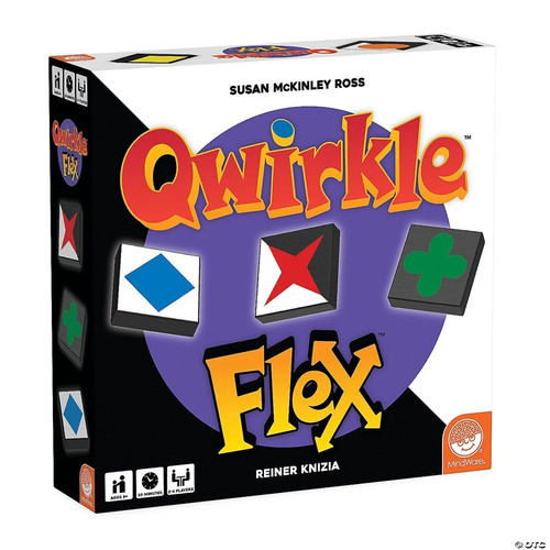 Qwirkle Flex – The Strategic Tile Game with a Twist!
Get ready to bend the rules and stretch your strategy with Qwirkle Flex, the exciting new evolution of the award-winning Qwirkle game.
Perfect for families, game nights, and classrooms, this version adds wild tiles and flexible rules that keep every round fresh and unpredictable.
New Wild Tiles: Flex and Free tiles introduce dynamic gameplay and strategic depth.
Easy to Learn, Hard to Master: Match colors and shapes to score points—then twist the rules to your advantage!
Perfect for All Ages: Designed for players aged 8+, Qwirkle Flex is ideal for kids, teens, and adults alike.
Award-Winning Legacy: From the makers of the original Qwirkle, winner of the Mensa Select and Spiel des Jahres awards.
Compact & Portable: Includes 108 durable tiles and a travel-friendly storage bag.
What’s Inside?
108 Qwirkle Flex tiles (including Flex and Free tiles)
Rulebook with new gameplay variations
Storage pouch for easy transport
Why You’ll Love It
Boosts critical thinking and pattern recognition
Encourages flexible strategy and creative problem-solving
Great for family bonding, classroom activities, or competitive play
Add a twist to your game shelf with Qwirkle Flex where strategy meets spontaneity!
Ages 8 years+ Qwirkle Flex – The Strategic Tile Game with a Twist!
Get ready to bend the rules and stretch your strategy with Qwirkle Flex, the exciting new evolution of the award-winning Qwirkle game.
Perfect for families, game nights, and classrooms, this version adds wild tiles and flexible rules that keep every round fresh and unpredictable.
New Wild Tiles: Flex and Free tiles introduce dynamic gameplay and strategic depth.
Easy to Learn, Hard to Master: Match colors and shapes to score points—then twist the rules to your advantage!
Perfect for All Ages: Designed for players aged 8+, Qwirkle Flex is ideal for kids, teens, and adults alike.
Award-Winning Legacy: From the makers of the original Qwirkle, winner of the Mensa Select and Spiel des Jahres awards.
Compact & Portable: Includes 108 durable tiles and a travel-friendly storage bag.
What’s Inside?
108 Qwirkle Flex tiles (including Flex and Free tiles)
Rulebook with new gameplay variations
Storage pouch for easy transport
Why You’ll Love It
Boosts critical thinking and pattern recognition
Encourages flexible strategy and creative problem-solving
Great for family bonding, classroom activities, or competitive play
Add a twist to your game shelf with Qwirkle Flex where strategy meets spontaneity!
Ages 8 years+