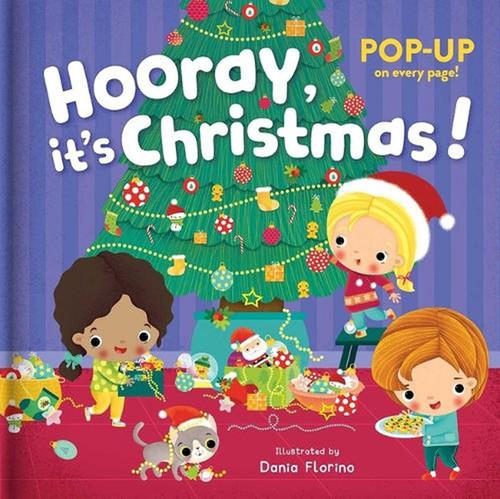 Bring the magic of the festive season to life with Hooray, It’s Christmas! Pop‑Up Book by Dania Florino.

This enchanting hardcover features 3D pop‑ups on every page, vibrant illustrations, and a joyful rhyming storyline that captures the warmth of family, friends, and holiday traditions.

Perfect for children’s Christmas storytime, this sturdy board book invites little readers to explore dazzling holiday scenes that leap off the page.

Crafted with durable board pages and stunning artwork, this keepsake book makes an ideal Christmas gift for kids, a festive addition to classrooms, or a treasured family read‑aloud.

Celebrate the wonder of the holidays with a book that combines storytelling, creativity, and interactive fun.