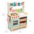 The Tender Leaf Mini Chef Kitchen Range is a delightful play kitchen that sparks creativity and culinary adventures.
This charming wooden kitchen features an oven, integral microwave, and plate rack, making it perfect for aspiring little chefs. But that’s not all! Here’s what makes it extra special:
Set includes
Two wicker baskets provide ample storage space for other pretend play food within the Mini Chef range.
Two wooden storage jars keep ingredients organized.
Three racks of herbs add a touch of freshness.
Three pretty plates for serving up imaginative meals.
A printed gingham potholder and mini chef tea towel.
Three cooking utensils for stirring, flipping, and sautéing.
A delightful two-part fish with garnishes in an oval fish pan.
And don’t forget to wash those little hands at the sink with the handy soap dispenser!
The lovely neutral colors blend seamlessly into any room, encouraging hours of imaginative play.
Ages 3 years+ The Tender Leaf Mini Chef Kitchen Range is a delightful play kitchen that sparks creativity and culinary adventures.
This charming wooden kitchen features an oven, integral microwave, and plate rack, making it perfect for aspiring little chefs. But that’s not all! Here’s what makes it extra special:
Set includes
Two wicker baskets provide ample storage space for other pretend play food within the Mini Chef range.
Two wooden storage jars keep ingredients organized.
Three racks of herbs add a touch of freshness.
Three pretty plates for serving up imaginative meals.
A printed gingham potholder and mini chef tea towel.
Three cooking utensils for stirring, flipping, and sautéing.
A delightful two-part fish with garnishes in an oval fish pan.
And don’t forget to wash those little hands at the sink with the handy soap dispenser!
The lovely neutral colors blend seamlessly into any room, encouraging hours of imaginative play.
Ages 3 years+