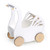The Sweet Swan Prams is a graceful and pretty wooden pram that will enchant little ones during their imaginative playtime adventures.
The pram is shaped like a swan, with elegant cutout features and a fabric canopy. Its pristine white color adds to its charm.
Crafted from natural wood, the wheels feature rubber trim for smooth movement.
The pram comes complete with everything needed to keep the baby comfortable: a blush-colored mattress, a small muslin blankie, and a pillow adorned with a luxurious frill.
Pretend play with dolls encourages social and empathic skills, whether kids engage in cooperative play or enjoy solo adventures.
Age Range: Suitable for ages 18 months and up.
Let your little ones create magical moments with this enchanting Sweet Swan Pram! The Sweet Swan Prams is a graceful and pretty wooden pram that will enchant little ones during their imaginative playtime adventures.
The pram is shaped like a swan, with elegant cutout features and a fabric canopy. Its pristine white color adds to its charm.
Crafted from natural wood, the wheels feature rubber trim for smooth movement.
The pram comes complete with everything needed to keep the baby comfortable: a blush-colored mattress, a small muslin blankie, and a pillow adorned with a luxurious frill.
Pretend play with dolls encourages social and empathic skills, whether kids engage in cooperative play or enjoy solo adventures.
Age Range: Suitable for ages 18 months and up.
Let your little ones create magical moments with this enchanting Sweet Swan Pram!