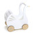 The Sweet Swan Prams is a graceful and pretty wooden pram that will enchant little ones during their imaginative playtime adventures.
The pram is shaped like a swan, with elegant cutout features and a fabric canopy. Its pristine white color adds to its charm.
Crafted from natural wood, the wheels feature rubber trim for smooth movement.
The pram comes complete with everything needed to keep the baby comfortable: a blush-colored mattress, a small muslin blankie, and a pillow adorned with a luxurious frill.
Pretend play with dolls encourages social and empathic skills, whether kids engage in cooperative play or enjoy solo adventures.
Age Range: Suitable for ages 18 months and up.
Let your little ones create magical moments with this enchanting Sweet Swan Pram! The Sweet Swan Prams is a graceful and pretty wooden pram that will enchant little ones during their imaginative playtime adventures.
The pram is shaped like a swan, with elegant cutout features and a fabric canopy. Its pristine white color adds to its charm.
Crafted from natural wood, the wheels feature rubber trim for smooth movement.
The pram comes complete with everything needed to keep the baby comfortable: a blush-colored mattress, a small muslin blankie, and a pillow adorned with a luxurious frill.
Pretend play with dolls encourages social and empathic skills, whether kids engage in cooperative play or enjoy solo adventures.
Age Range: Suitable for ages 18 months and up.
Let your little ones create magical moments with this enchanting Sweet Swan Pram!