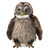 The Folkmanis Hooting Owl puppet is a big night bird on the hunt for fun.

Hear the call of the wild when you gently squeeze the body of this Great Gray Owl.

Fluffy plumage and intricate design details add to the realism of this amazing animal.

Ideal for stage and puppet theater, storytelling, teaching, daycare, pre-school, pretend play, role-playing, presentations, games, parties, and gifts.

Use your hand to express the wings and beak, and squeeze the back to hear the owl hoot. Constructed from high-quality materials with exceptionally realistic details, this puppet is easy to care for and provides years of play.

Ages 3 years+