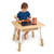 Encourage your child’s imagination and organizational skills with the Tender Leaf Forest Table.
Introduce a touch of nature to your child’s play area with this beautifully crafted table is designed to inspire creativity and organization, making it an ideal addition to any playroom or learning space.
Sturdy Construction: Made from durable plywood and rubberwood, ensuring longevity and stability for years of play.
Interactive Chalkboard Panel: The central panel is a removable chalkboard, perfect for drawing and writing activities. When removed, it reveals a hidden compartment for storing pencils and other small items.
Eco-Friendly Materials: Crafted from sustainable wood and finished with non-toxic, child-safe paints.
Easy Assembly: Simple self-assembly required, making it convenient for parents to set up.
Dimensions: 56cm L x 56cm W x 44.7cm H
Suitable for Ages: 3+ years Encourage your child’s imagination and organizational skills with the Tender Leaf Forest Table.
Introduce a touch of nature to your child’s play area with this beautifully crafted table is designed to inspire creativity and organization, making it an ideal addition to any playroom or learning space.
Sturdy Construction: Made from durable plywood and rubberwood, ensuring longevity and stability for years of play.
Interactive Chalkboard Panel: The central panel is a removable chalkboard, perfect for drawing and writing activities. When removed, it reveals a hidden compartment for storing pencils and other small items.
Eco-Friendly Materials: Crafted from sustainable wood and finished with non-toxic, child-safe paints.
Easy Assembly: Simple self-assembly required, making it convenient for parents to set up.
Dimensions: 56cm L x 56cm W x 44.7cm H
Suitable for Ages: 3+ years