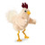 Shake your tail feathers with the whimsical Folkmanis Funky Chicken Hand Puppet!
This groovy puppet is designed to bring joy and laughter to children and adults alike. With its feather-soft plush, playful eyes, and velvety comb atop its cute little head, this funky chicken is ready to entertain.
The puppet features feather-soft plush, playful eyes, and a velvety comb, making it look charming and fun.
Animate the head and wings to enliven this gregarious bird for pecking and flapping fun.
Made from durable and soft materials, ensuring a long-lasting and enjoyable puppetry experience.
Winner of the 2014 Parents' Choice Gold Award.
Suitable for children aged 3 and up, this puppet is an excellent tool for fostering creativity and storytelling skills.
Length: 25 cm (9.8 inches)
Height: 30 cm (11.8 inches)
Width: 13 cm (5.1 inches)
Whether you're looking for a fun and engaging activity for your child or a delightful gift, the Folkmanis Funky Chicken Hand Puppet is sure to inspire and entertain. Shake your tail feathers with the whimsical Folkmanis Funky Chicken Hand Puppet!
This groovy puppet is designed to bring joy and laughter to children and adults alike. With its feather-soft plush, playful eyes, and velvety comb atop its cute little head, this funky chicken is ready to entertain.
The puppet features feather-soft plush, playful eyes, and a velvety comb, making it look charming and fun.
Animate the head and wings to enliven this gregarious bird for pecking and flapping fun.
Made from durable and soft materials, ensuring a long-lasting and enjoyable puppetry experience.
Winner of the 2014 Parents' Choice Gold Award.
Suitable for children aged 3 and up, this puppet is an excellent tool for fostering creativity and storytelling skills.
Length: 25 cm (9.8 inches)
Height: 30 cm (11.8 inches)
Width: 13 cm (5.1 inches)
Whether you're looking for a fun and engaging activity for your child or a delightful gift, the Folkmanis Funky Chicken Hand Puppet is sure to inspire and entertain.
