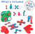 The Clixo Itsy Pack in Flamingo and Turquoise is a modern magnetic play experience designed for creativity and fun.

This pack includes 18 magnetic pieces in 6 unique shapes, along with a quick start guide to inspire imaginative play.

Perfect for kids aged 4 and up, it allows endless possibilities for constructing 3D creations from flexible 2D shapes using powerful magnets.

Compact and portable, the Itsy Pack is ideal for stacking, packing, and playing on the go.

18 Flexible Pieces: Includes unique shapes allowing for limitless creative possibilities.

Magnetic Connections: Strong, secure magnets make it easy to snap pieces together and build 3D structures.

Multisensory Play: Engages visual, tactile, and spatial skills, making it an excellent educational tool.

Portable Fun: Lightweight and compact design makes it easy to take your Clixo creations on the go.

Eco-Friendly Materials: Made from top-quality, recyclable materials that are safe for kids.

Whether you’re at home or on the move, the Window Pack is perfect for sparking creativity and providing hours of fun.

Ideal for children aged 4 and up, this playset is a fantastic gift for birthdays, holidays, or just because!