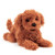 An adorable, life-sized plush Toy Poodle puppet designed to bring realistic charm to playtime.

Made from soft red curly plush, this floppy pup features a movable mouth and weighted ears, allowing for expressive movements that add a quizzical charm with just a tilt of its head.

This puppet is perfect for storytelling, puppet shows, and imaginative play, helping children develop communication skills, creativity, and emotional expression.

It measures approximately 48cm long and is recommended for ages 3 and up.