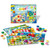 Ravensburger Colorino game with colorful pegs placed on a transparent board