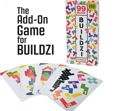BUILDZI by TENZI - The Fast Stacking Building Block Game for The