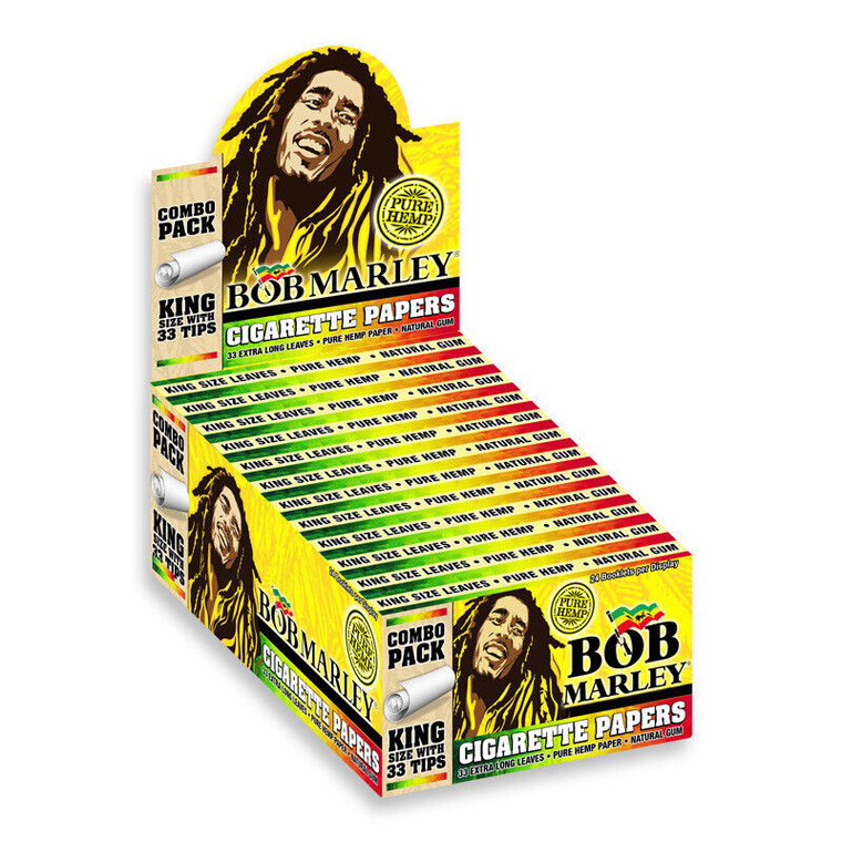 BOB MARLEY PAPERS KING SIZE + TIPS (24 BOOKLET)