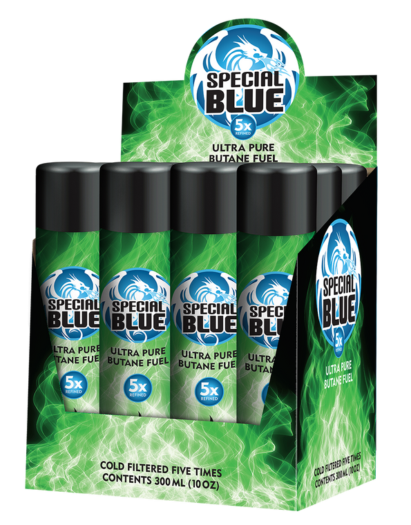Special Blue Ultra Pure Plus Butane 420 ML (Pack of 12 Cans)