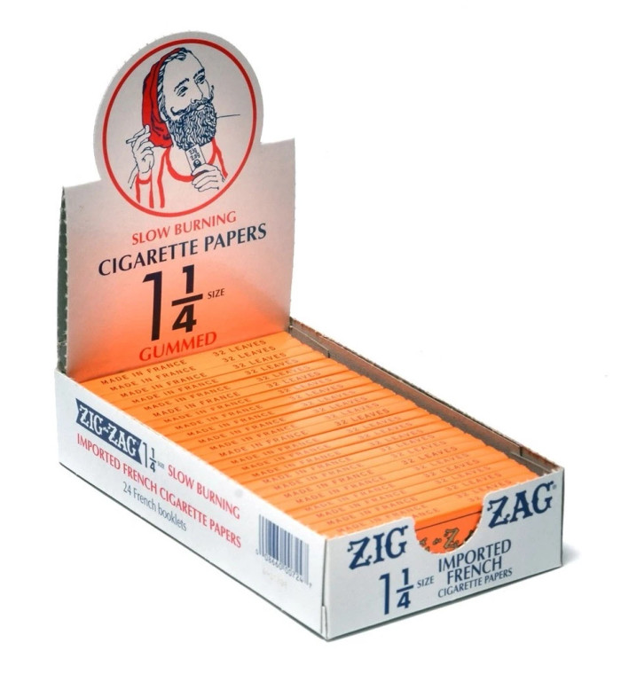 Zig Zag Papers 1.1/ 4 Orange 24 Ct