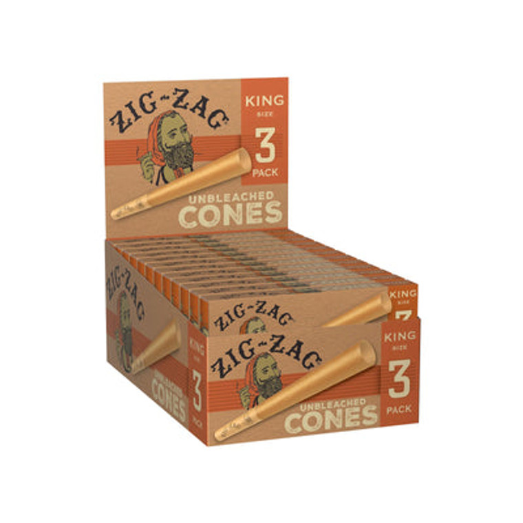 Zig-Zag Unbleached King Slim Rolling Papers