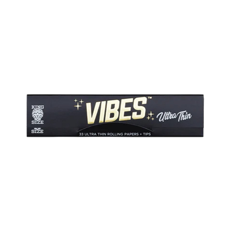 VIBES KING SIZE FATTY ULTRA THIN ROLLING PAPERS