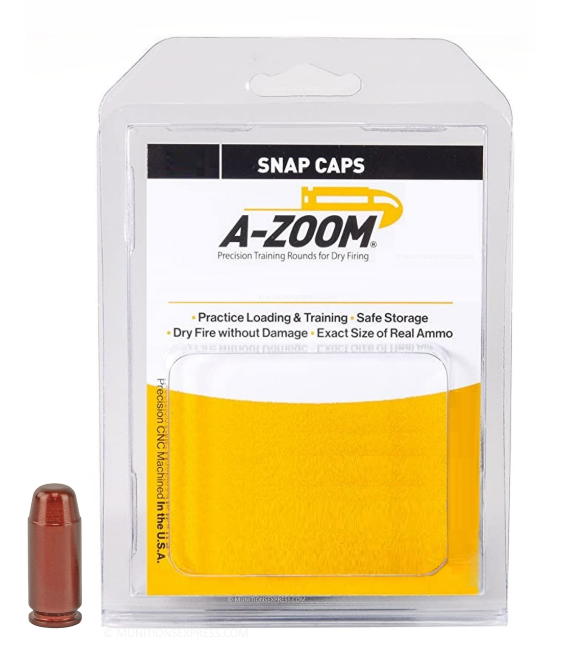 AZoom Precision .40 S&W Snap Caps Aluminum 5/Pack