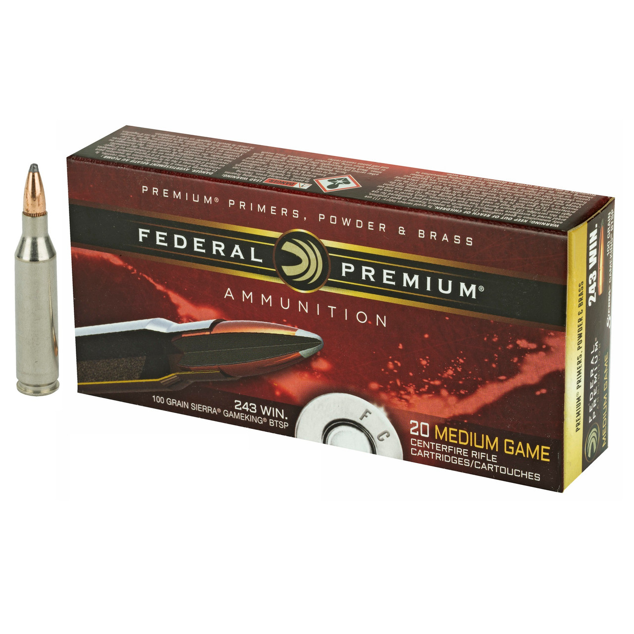 Sig Sauer Venari .243 Winchester Ammo 100gr Soft Point 20 Rounds