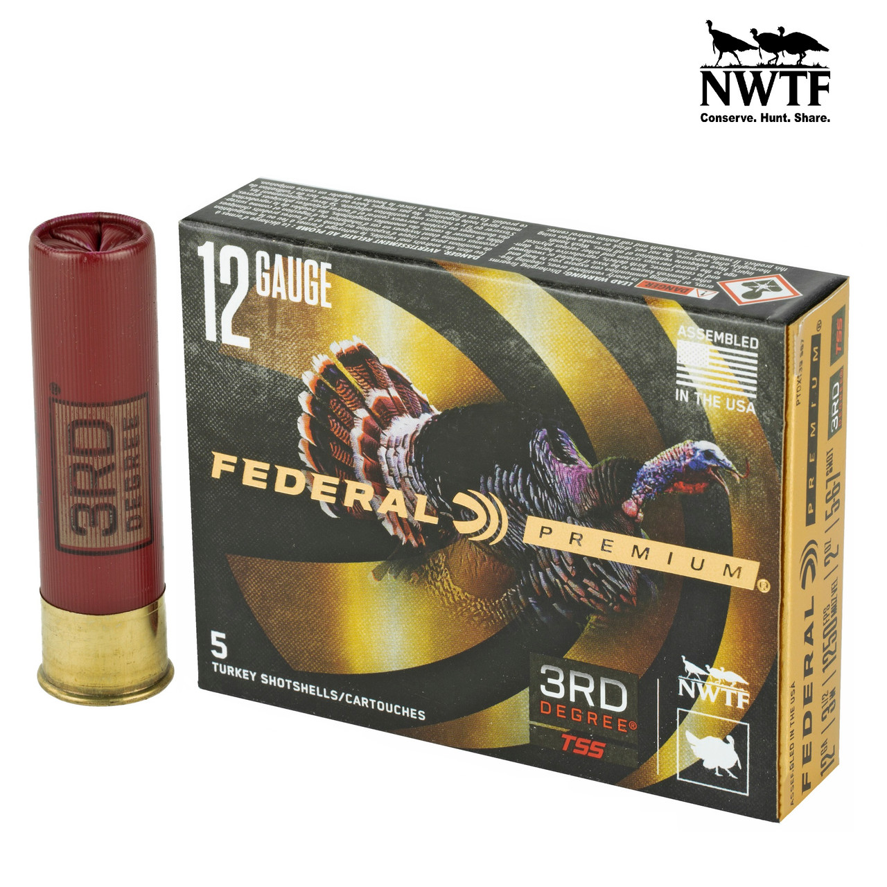 Federal Premium 3rd Degree Turkey 12ga 3-1/2