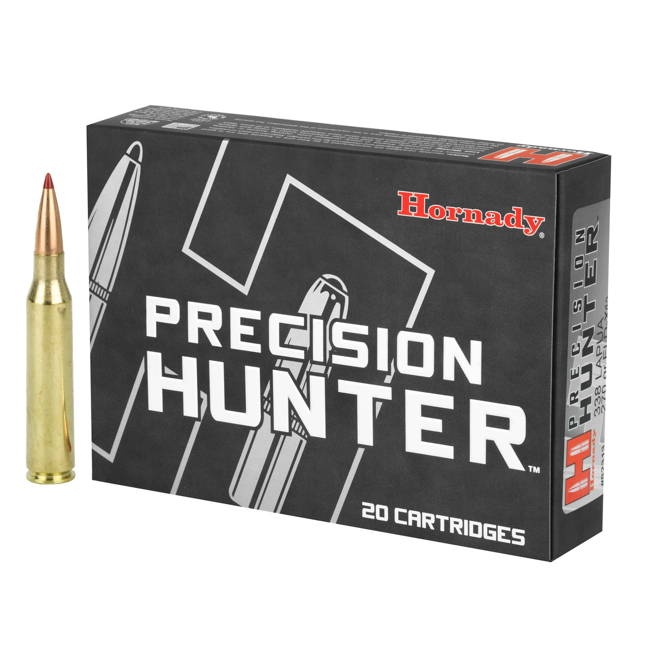 Hornady Precision Hunter 338 Lapua Magnum Ammo 270gr Eld X Box