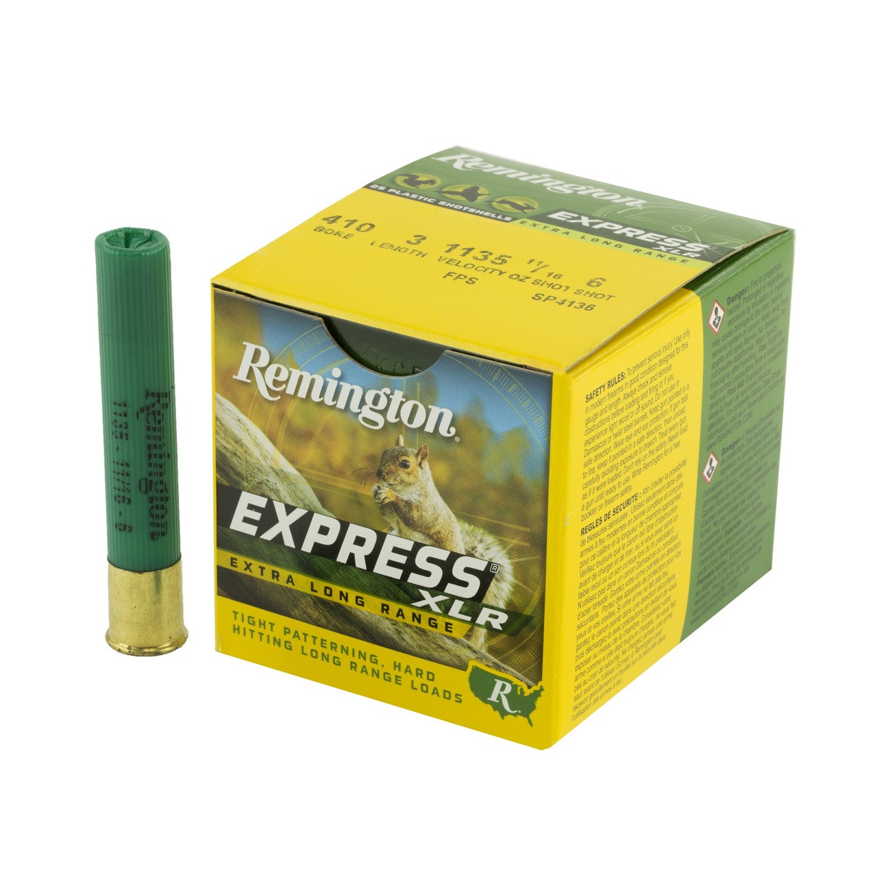 Remington Express Long Range Loads, .410 Gauge, 3 Shell, 11/16 oz., 25  Rounds - 32194, 410 Gauge Shells at Sportsman's Guide