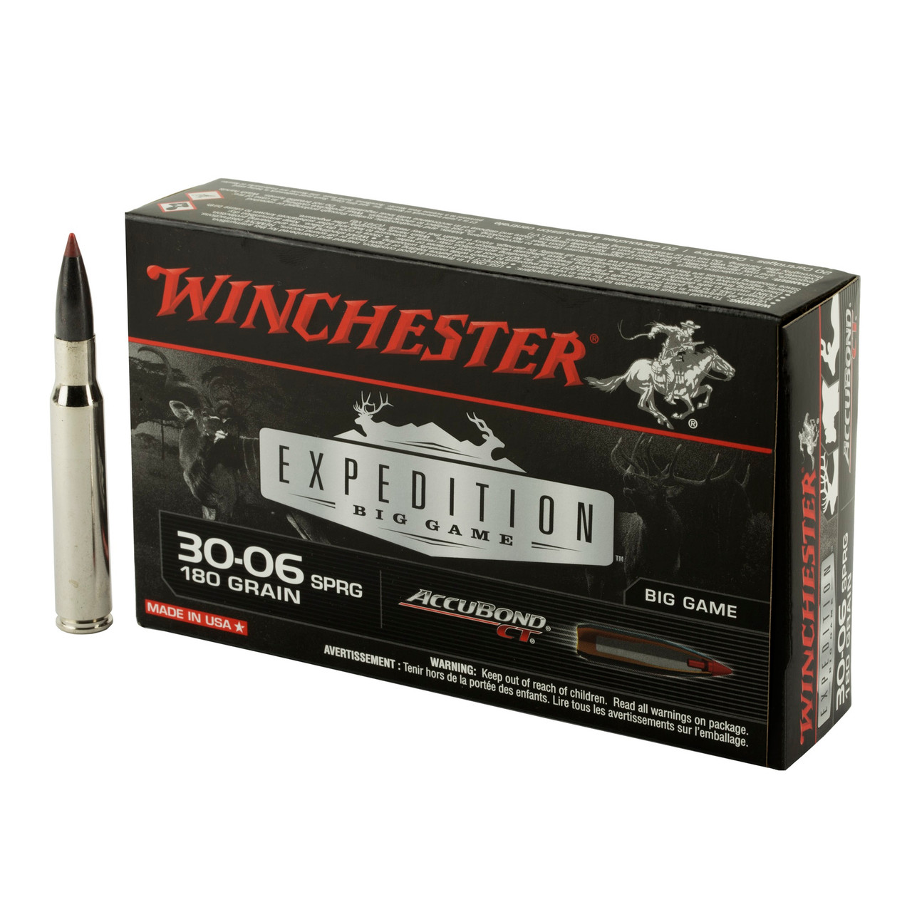 Winchester Expedition Big Game .30-06 Springfield 180gr Nosler