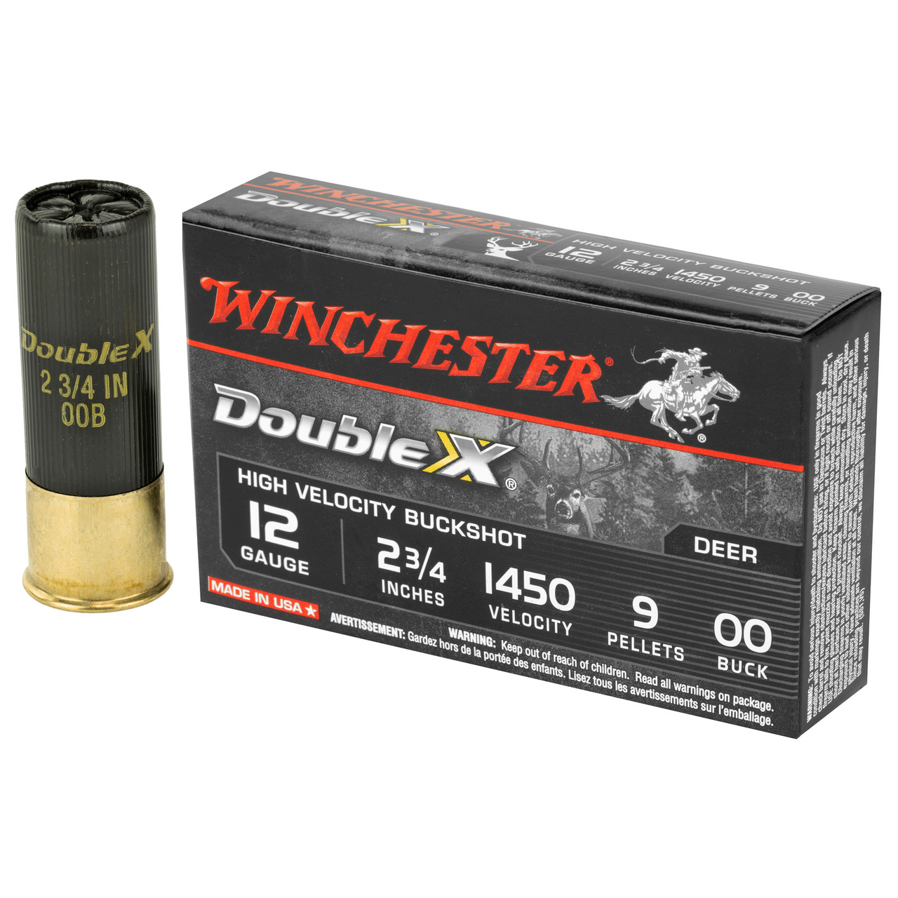 Winchester Double X High Velocity 12 Gauge 3in #5 1-3/4oz Turkey