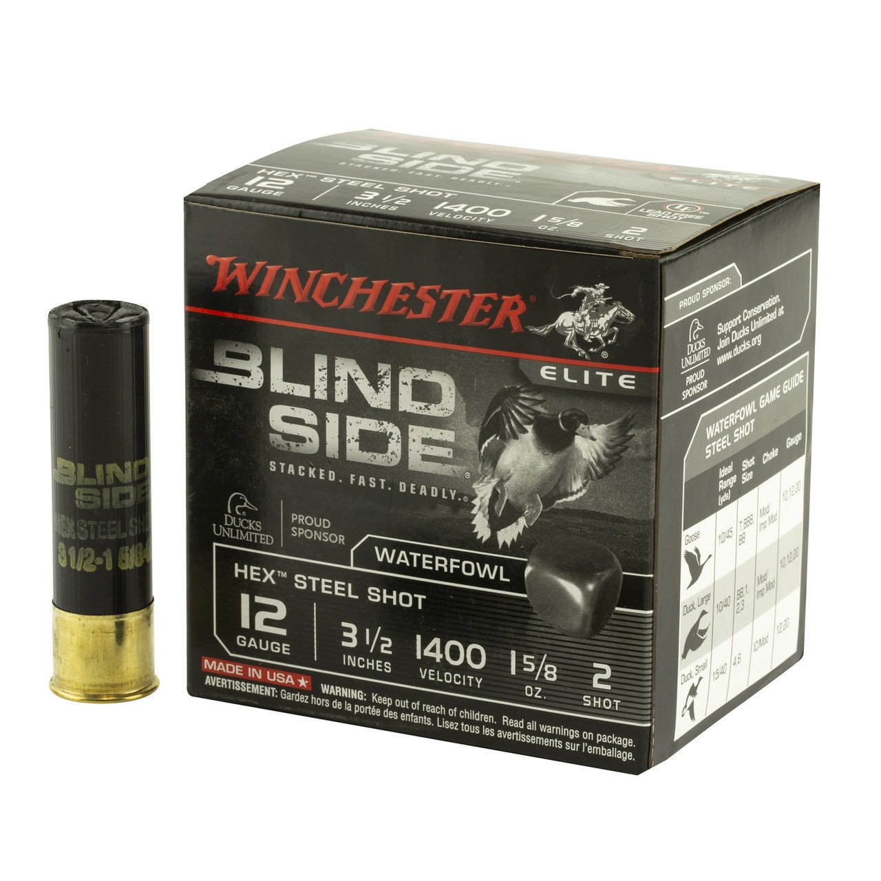 Winchester Xpert High Velocity 12ga Ammo 3-1/2 1-3/8 oz #BB Non