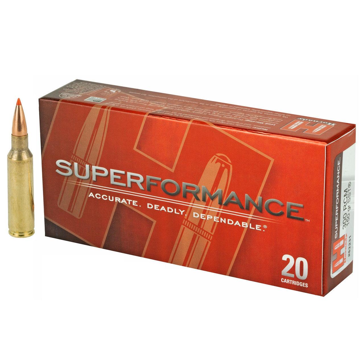 Hornady Superformance .300 Ruger Compact Magnum (RCM ) Ammo 150gr SST ...
