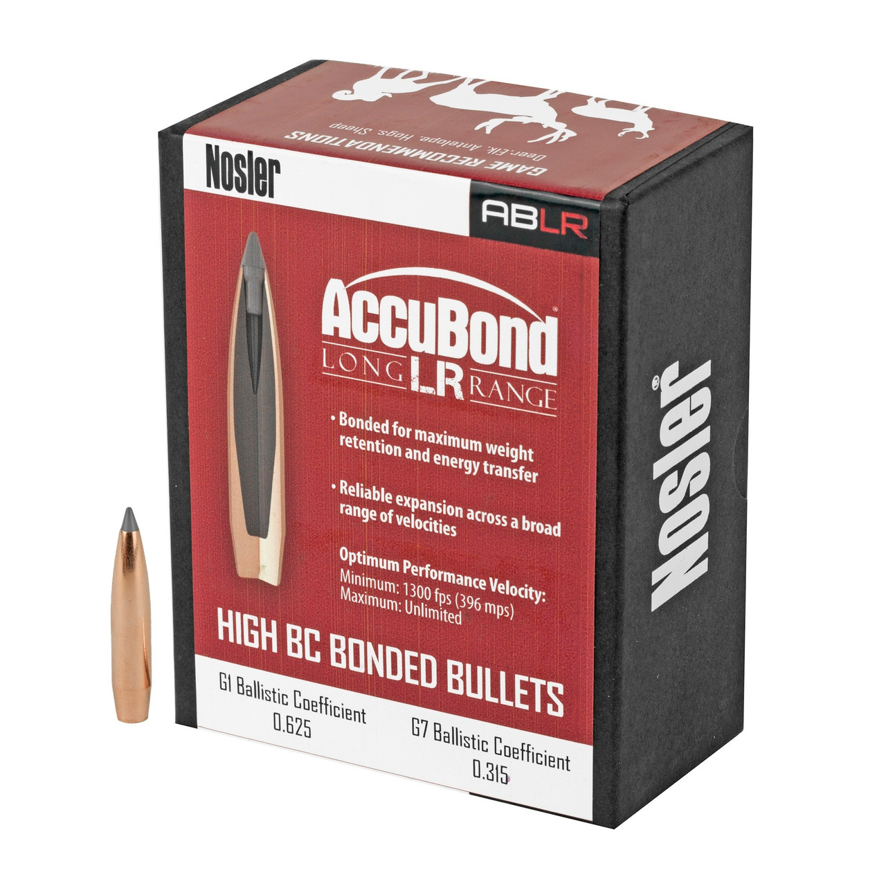 小物 A.D.S.R CALIBER Nosler AccuBond Long Range .264 Caliber / 6.5mm (.264 Diameter