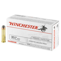 Winchester USA Personal Protection .357 Magnum 110gr Jacketed Hollow Point 50/Box